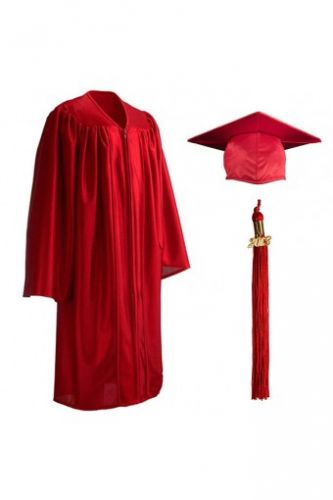 Детская мантия и шапочка конфедератка выпускника детская 750 р красная